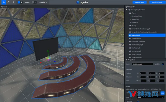Mozilla为WebXR社交推出的3D场景编辑器Spoke正式发行