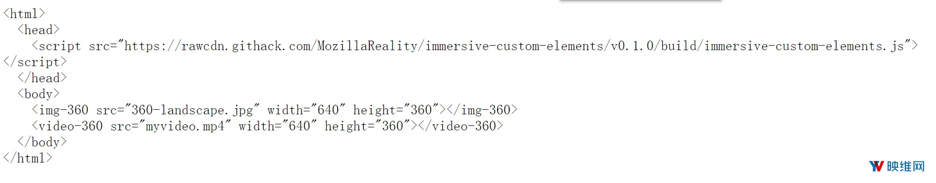 Mozilla为WebXR制定新网页元素：img-360 、video-360