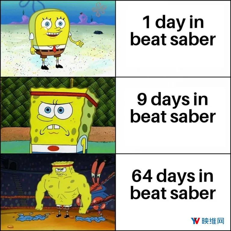 高达181斤！VR游戏《Beat Saber》助力众多胖子玩家减肥成功