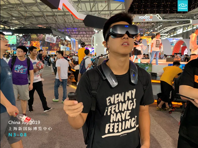 尝鲜体验3Glasses X1，听听ChinaJoy上的帅哥美女如何说
