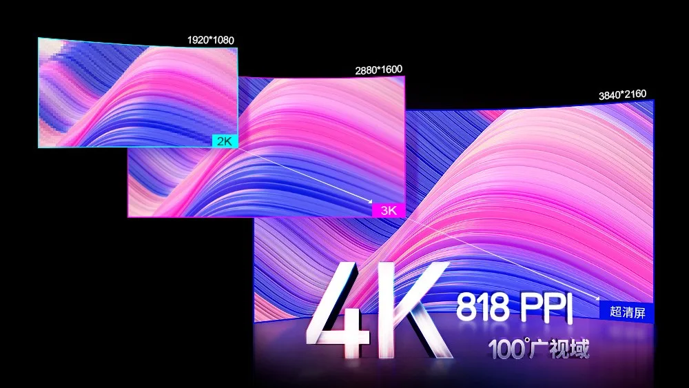 更清晰丨大朋VR发布 超高清 P1 Pro 4K VR一体机