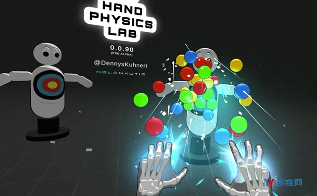 《Hand Physics Lab》登陆SideQuest，展示VR裸手交互的未来