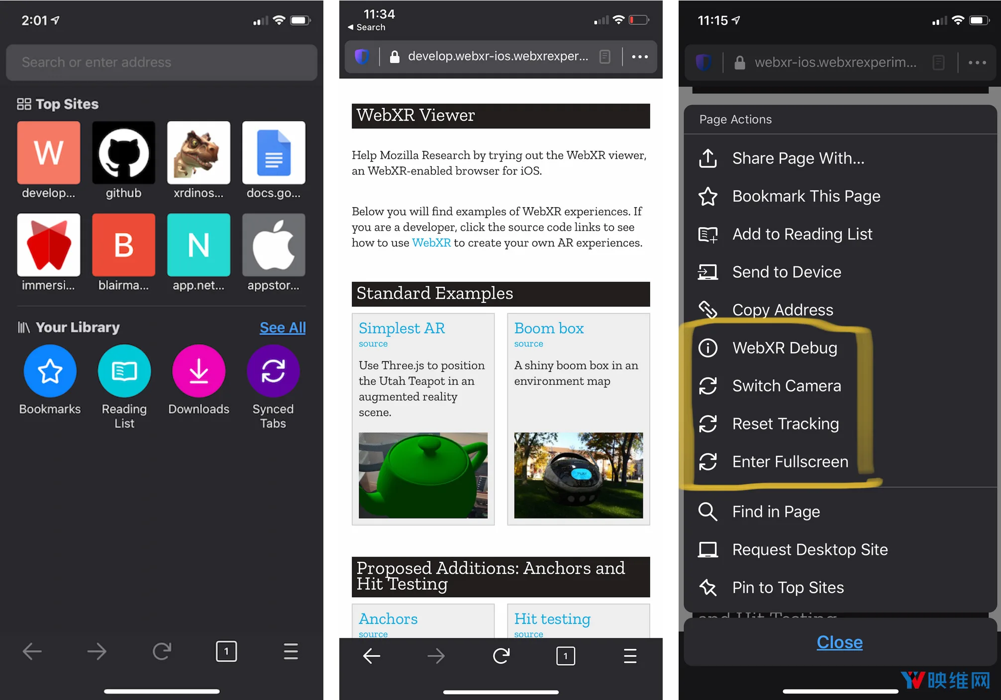 Mozilla发布WebXR Viewer 2.0，为iOS版浏览器实现全新WebXR API