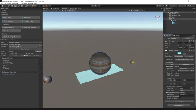 AR/VR创作工具Unity MARS正式发布