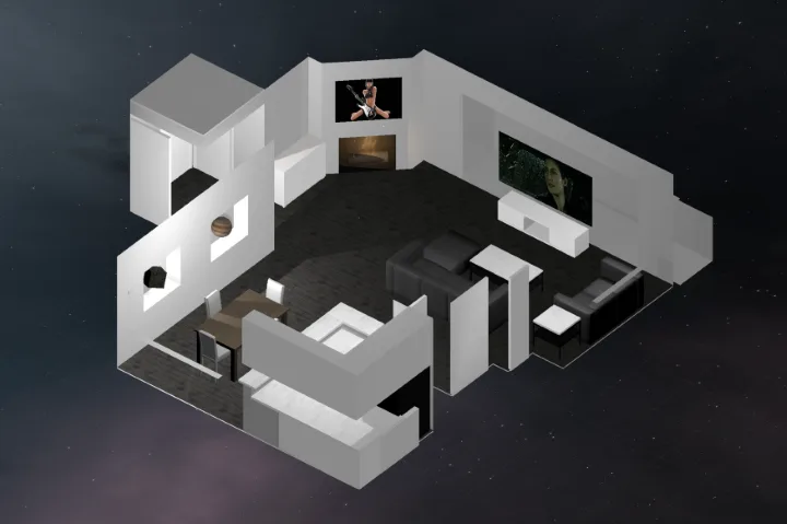 如何用Oculus Quest将自己公寓打造成MR科幻游乐场