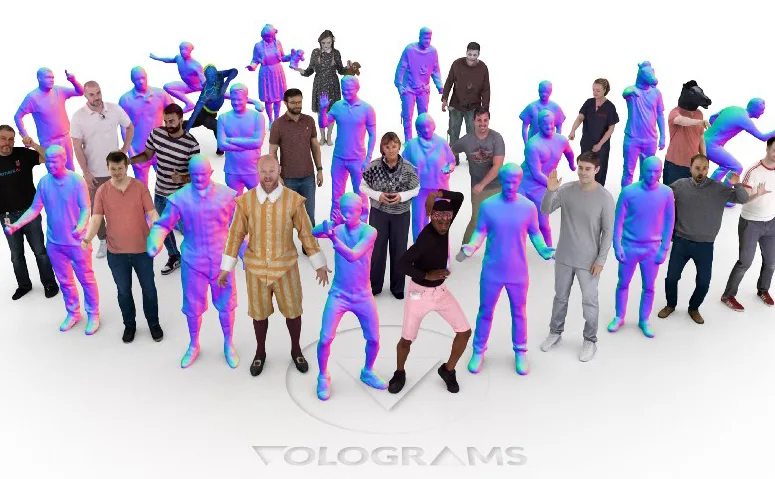 如何为AR/VR设计创作3D人物全息图