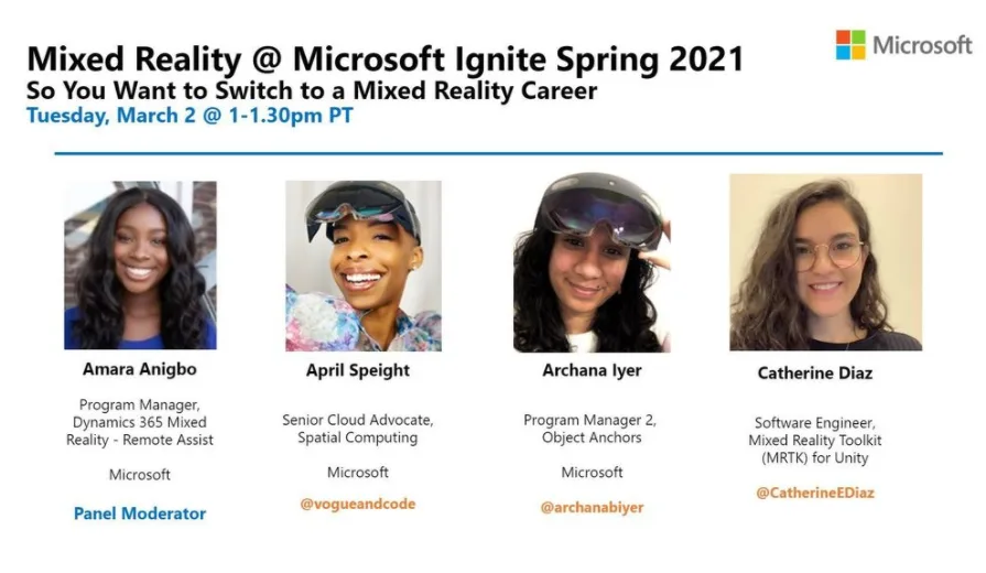 微软Ignite Spring将于3月3日至5日举行，四场MR圆桌对话已公布