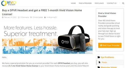 大朋VR与美国Vivid Vision合作,推动VR眼科医疗全球版图扩张