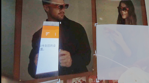 影创展示6DoF MR眼镜鸿鹄的手部交互实拍效果