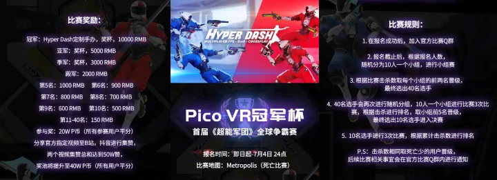 Pico VR冠军杯揭开序幕，《超能军团》全球争霸赛火热开启