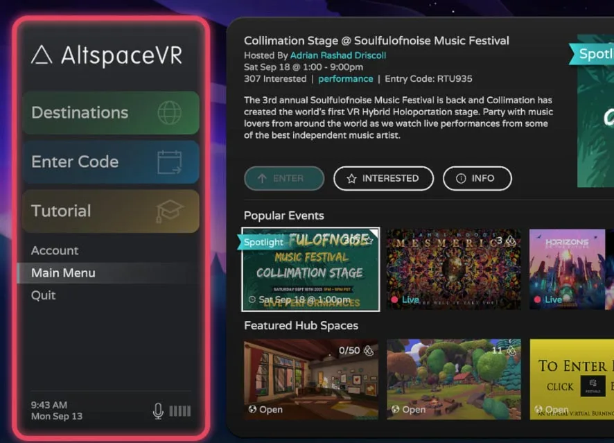 教程:微软VR社交平台AltspaceVR之新手指南
