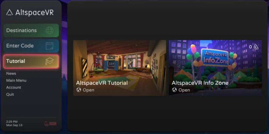 教程:微软VR社交平台AltspaceVR之新手指南
