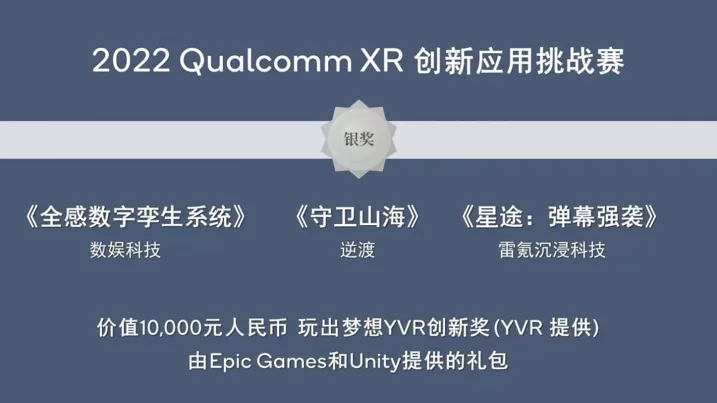 《守卫山海》荣获2022 Qualcomm XR创新应用挑战赛银奖