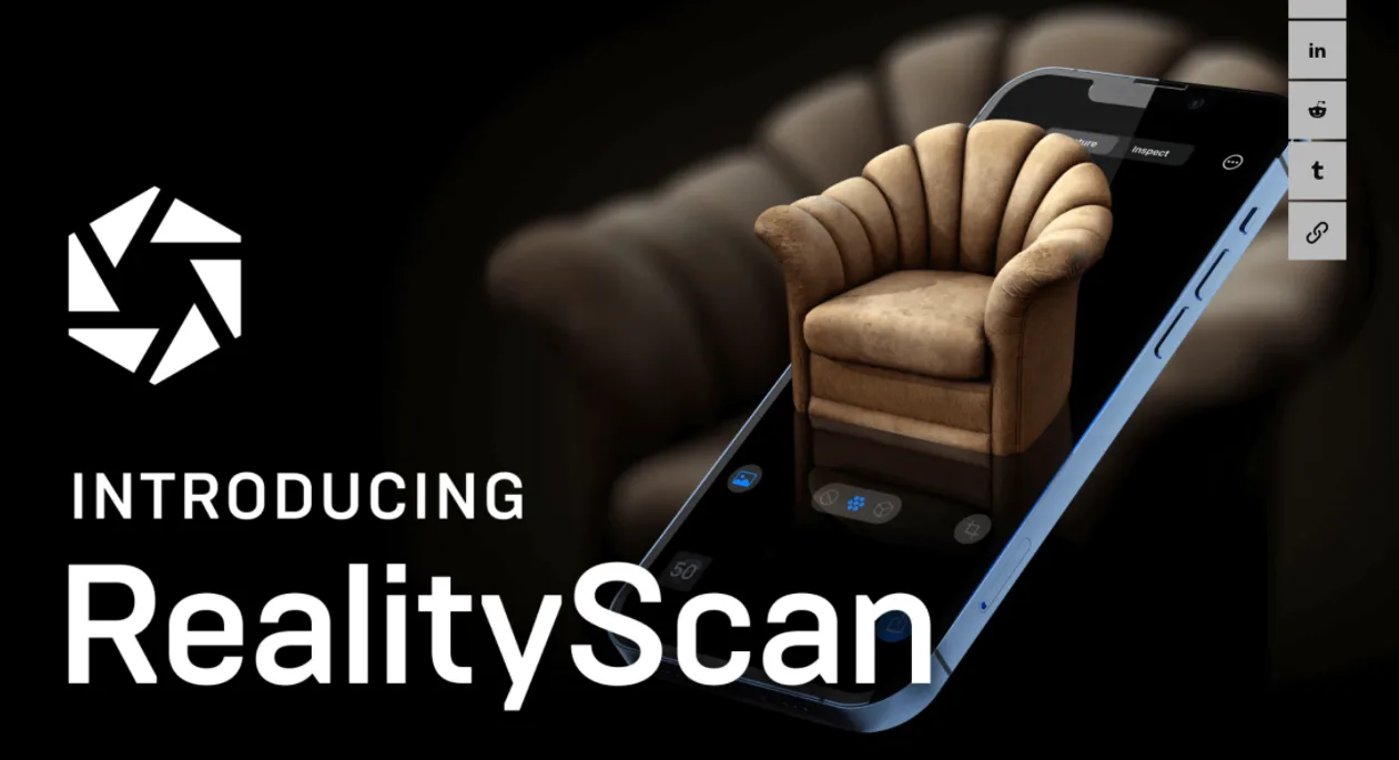 Epic Games免费3D扫描应用RealityScan登陆iOS平台