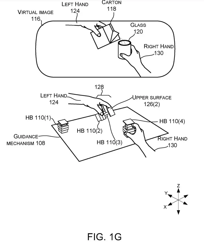 微软AR/VR专利通过移动机器人来为AR/VR提供触觉反馈