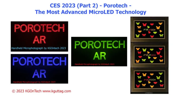 显示专家Guttag CES分享:Porotech的先进Micro LED技术