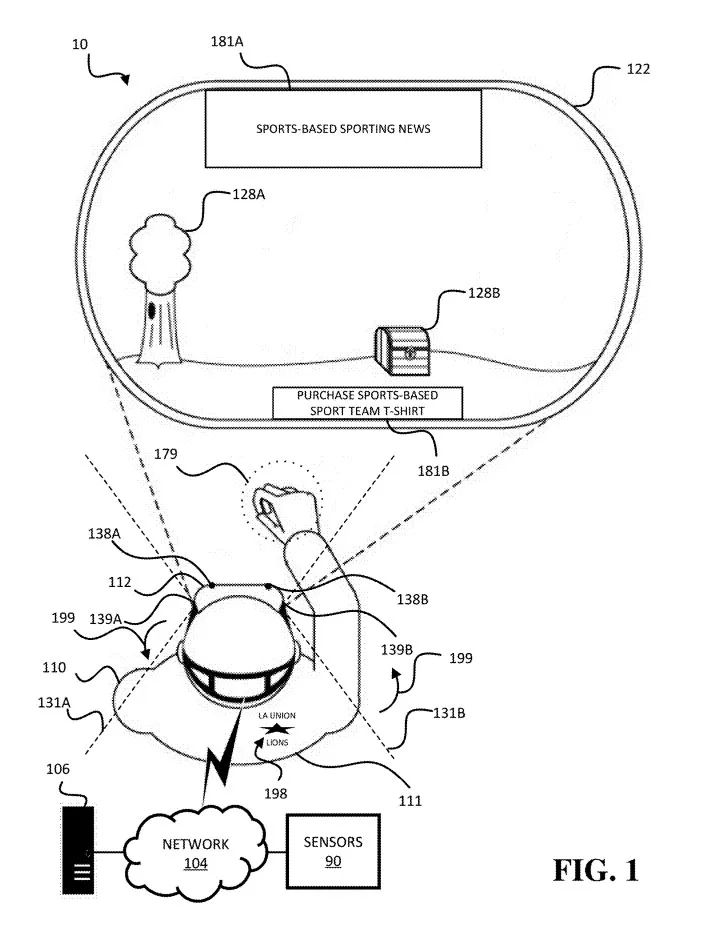 Meta VR专利探索根据肢体动作来启动调用体育App应用