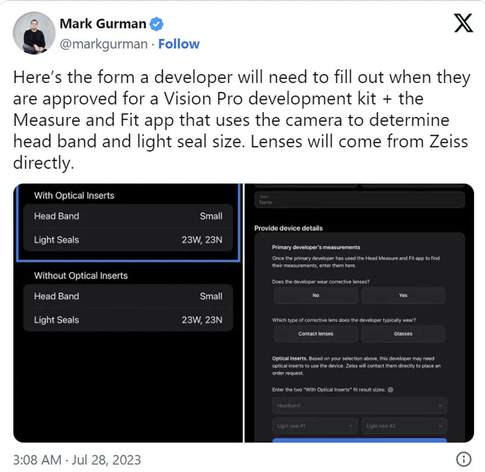 苹果Vision Pro将支持采用AirTag来追踪设备