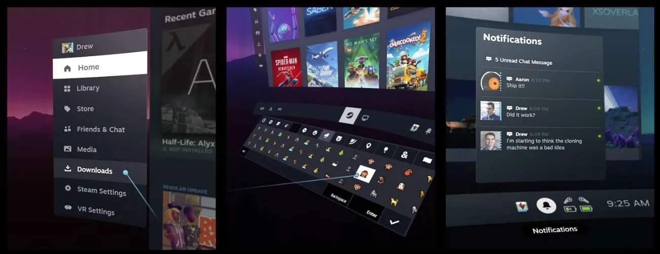Valve发布Steam VR 2.0，称要将Steam所有新功能带到VR