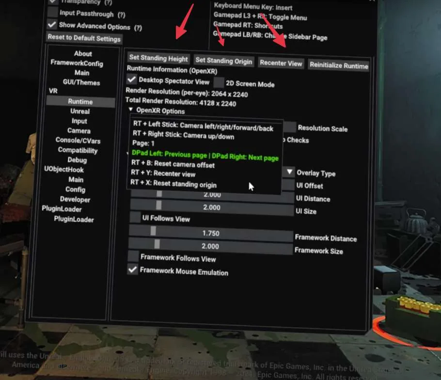 UEVR教程指南：如何通过VR开玩上万款Unreal引擎游戏，包括一系列AAA大作