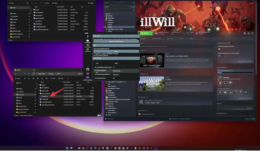 UEVR教程指南：如何通过VR开玩上万款Unreal引擎游戏，包括一系列AAA大作