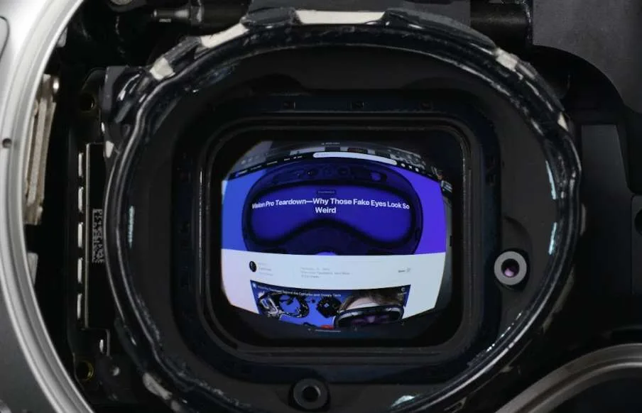 iFixit拆机视频发现Vision Pro显示密度高达 3386 PPI