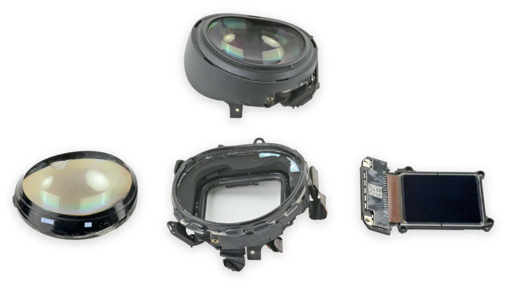 iFixit拆机:详细分享Vision Pro显示、透镜、芯片和传感器等