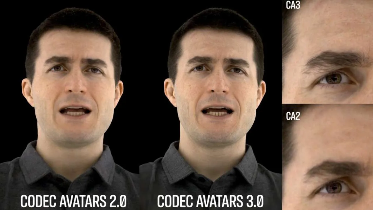 Meta Codec Avatar 3.0用Gaussian Splatting渲染更逼真