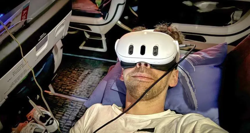玩家实测Quest 3旅行模式,旅行模式功能大幅领先Vision Pro