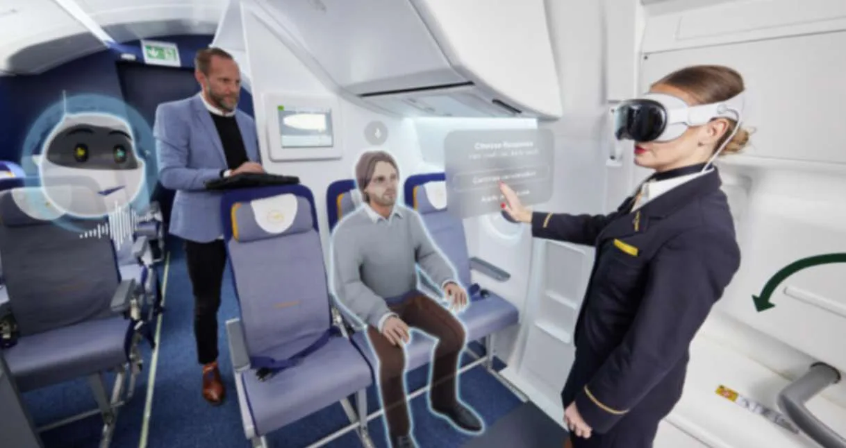 德国汉莎航空用Apple Vision Pro培训空姐