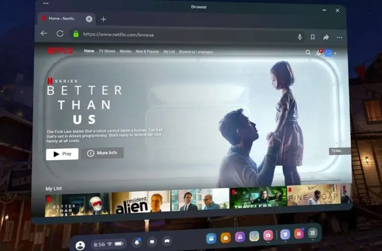 Quest 3用户分享 Netflix + Quest 3 组合观影体验
