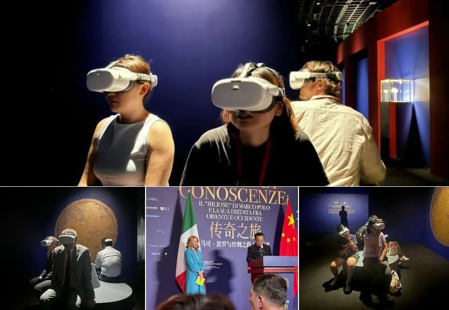 中华世纪坛艺术馆展览用PICO探寻《马可·波罗游记》