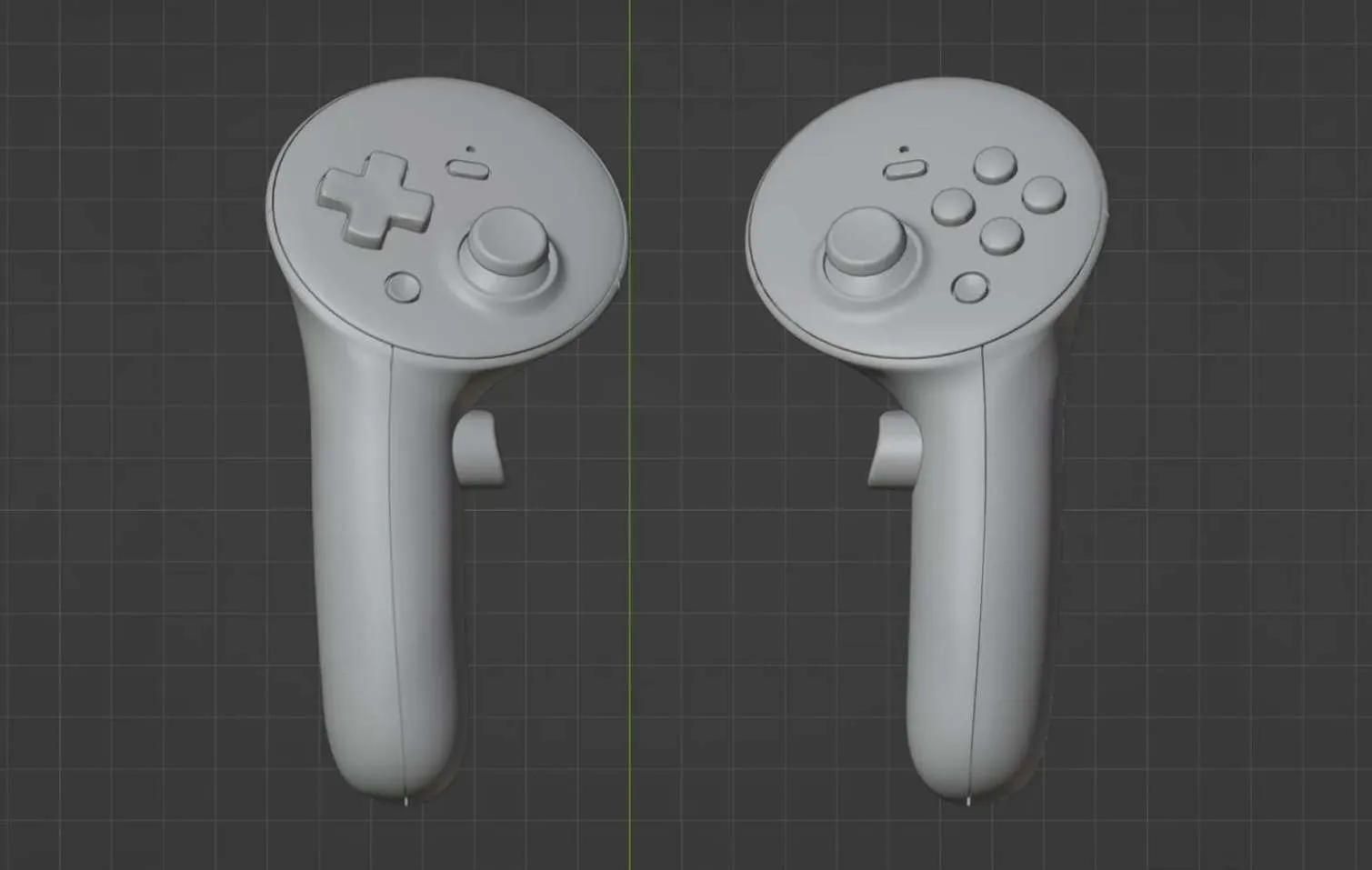 渲染图展示了Valve或在打造的Steam VR控制器“Roy”
