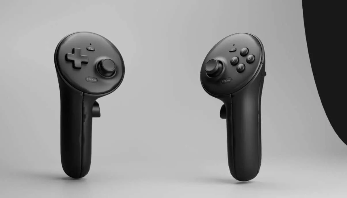 渲染图展示了Valve或在打造的Steam VR控制器“Roy”