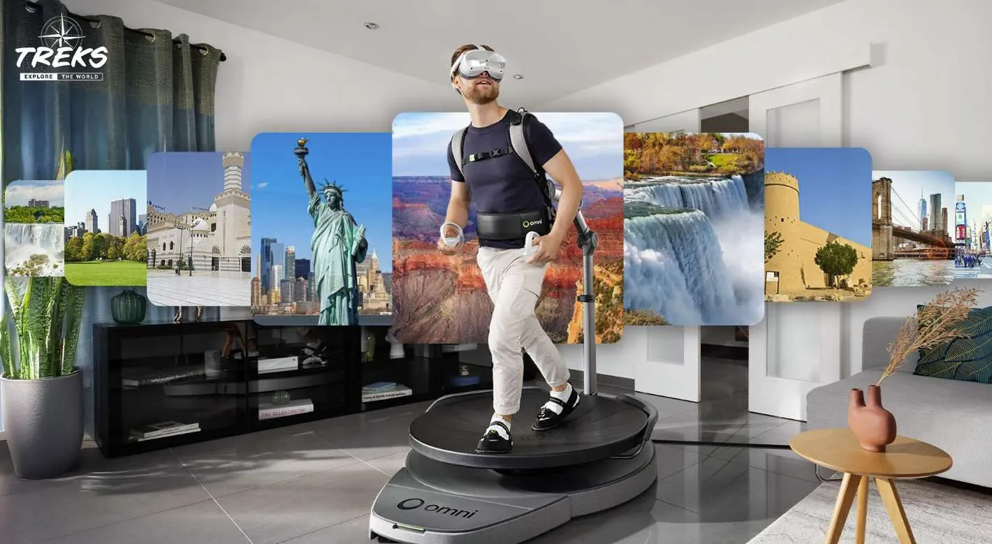 Virtuix推出Omni One VR健身旅游《TREKS》 ，每小时消耗500卡路里