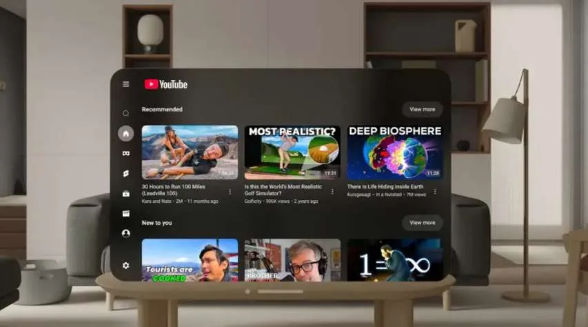 YouTube终于登陆苹果Vision Pro,未来会有更多谷歌应用吗?