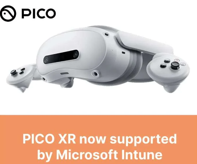映维日报：Microsoft Intune已支持PICO企业级设备，美军引入Virtuix全向跑步机