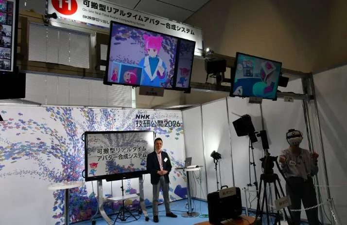 聚焦VR，日本广播协会展示光场式头显、便携化身合成及360度高画质拍摄