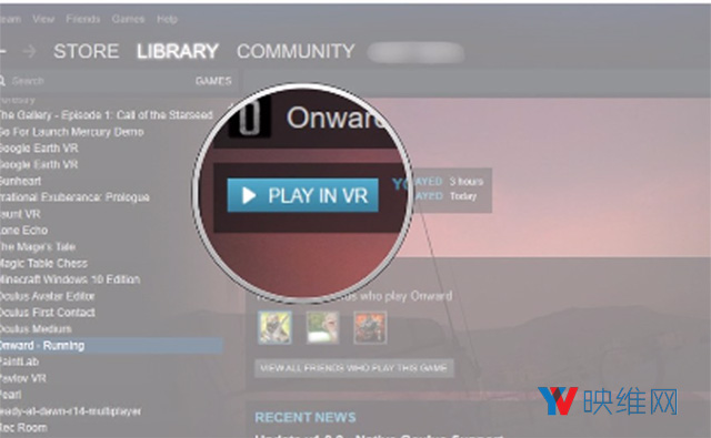 如何在Windows MR设备上启用Steam VR内容平台