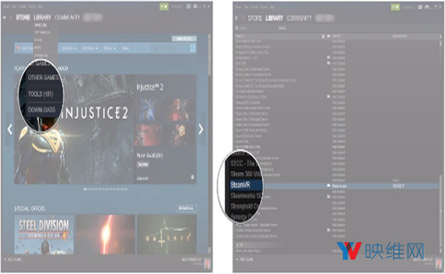 如何在Windows MR设备上启用Steam VR内容平台