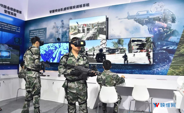 中国电科为军队训练发布“智慧突击队VR训练系统”