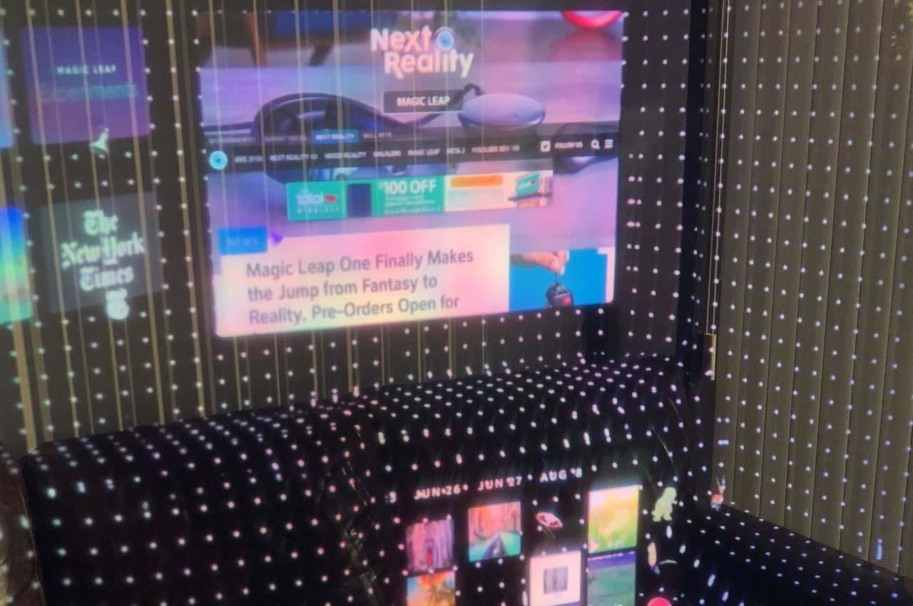 Magic Leap One真机体验实拍，一览运行AR效果图