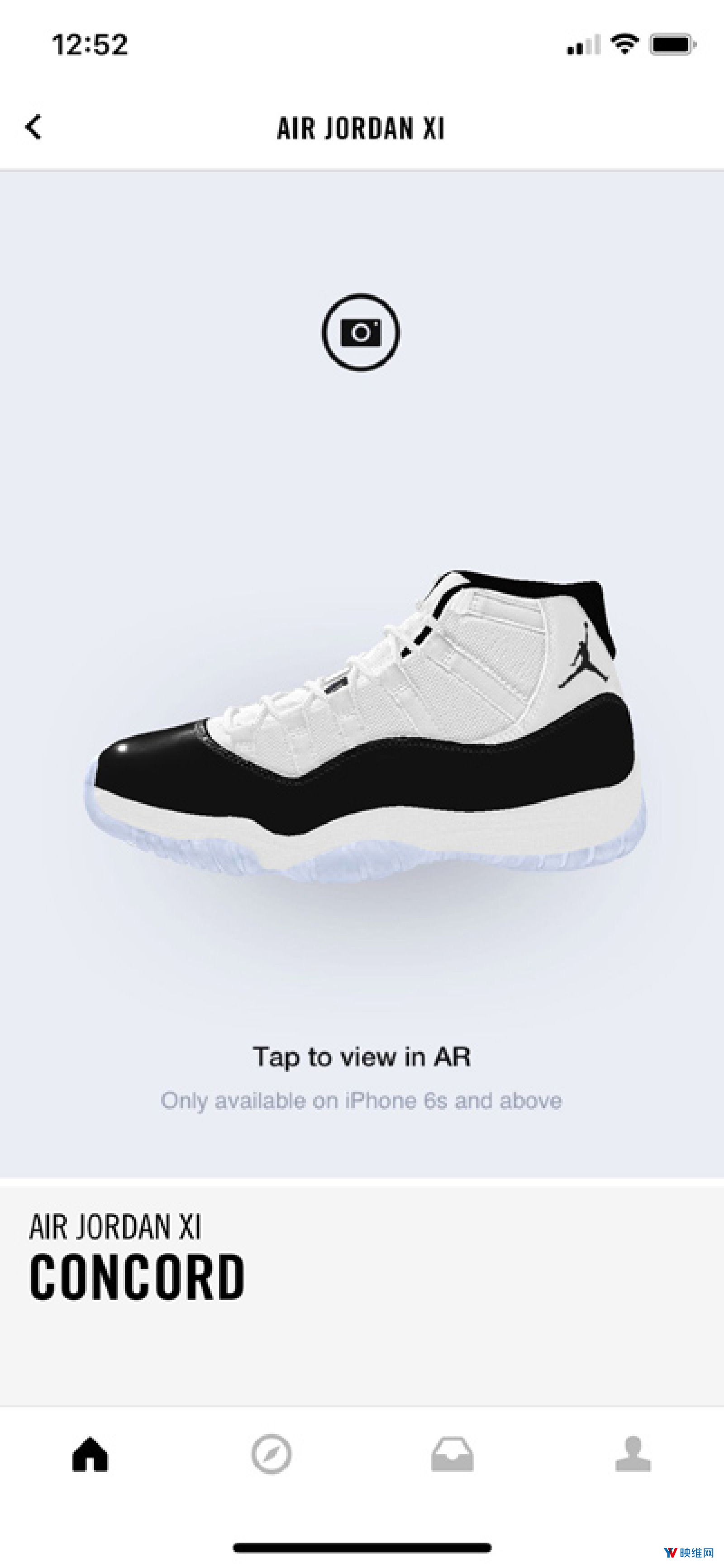 耐克为新款运动鞋Air Jordan推出AR购物体验