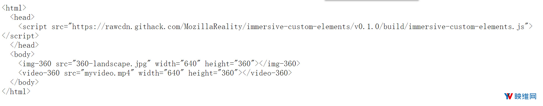 Mozilla为WebXR制定新网页元素：img-360 、video-360