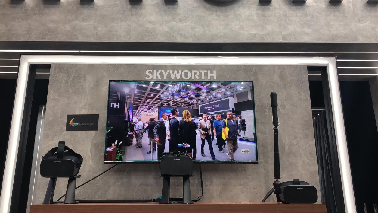 创维VR 正式亮相欧洲，展示最前沿的5G 8K VR直播系统