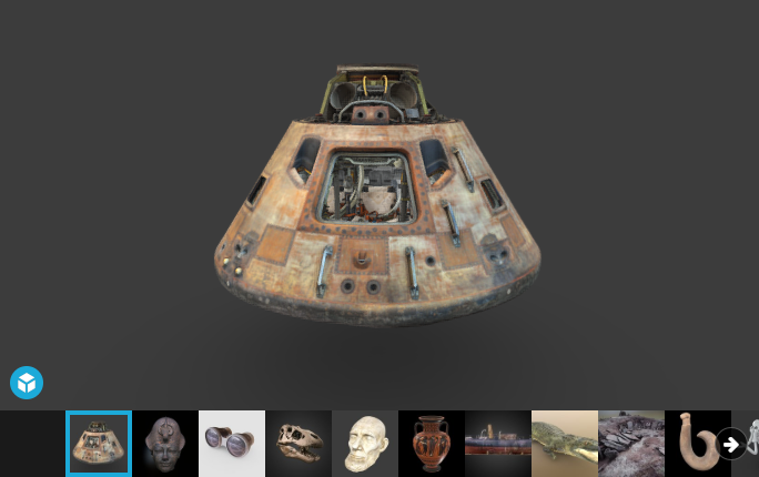 Sketchfab推出公有平台，提供大量免费3D文物模型