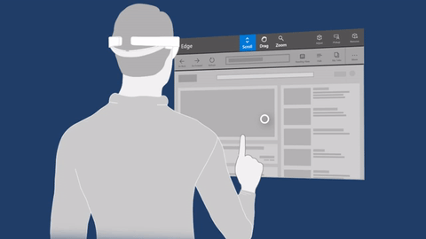 微软解释其增强现实头显HoloLens的工作原理