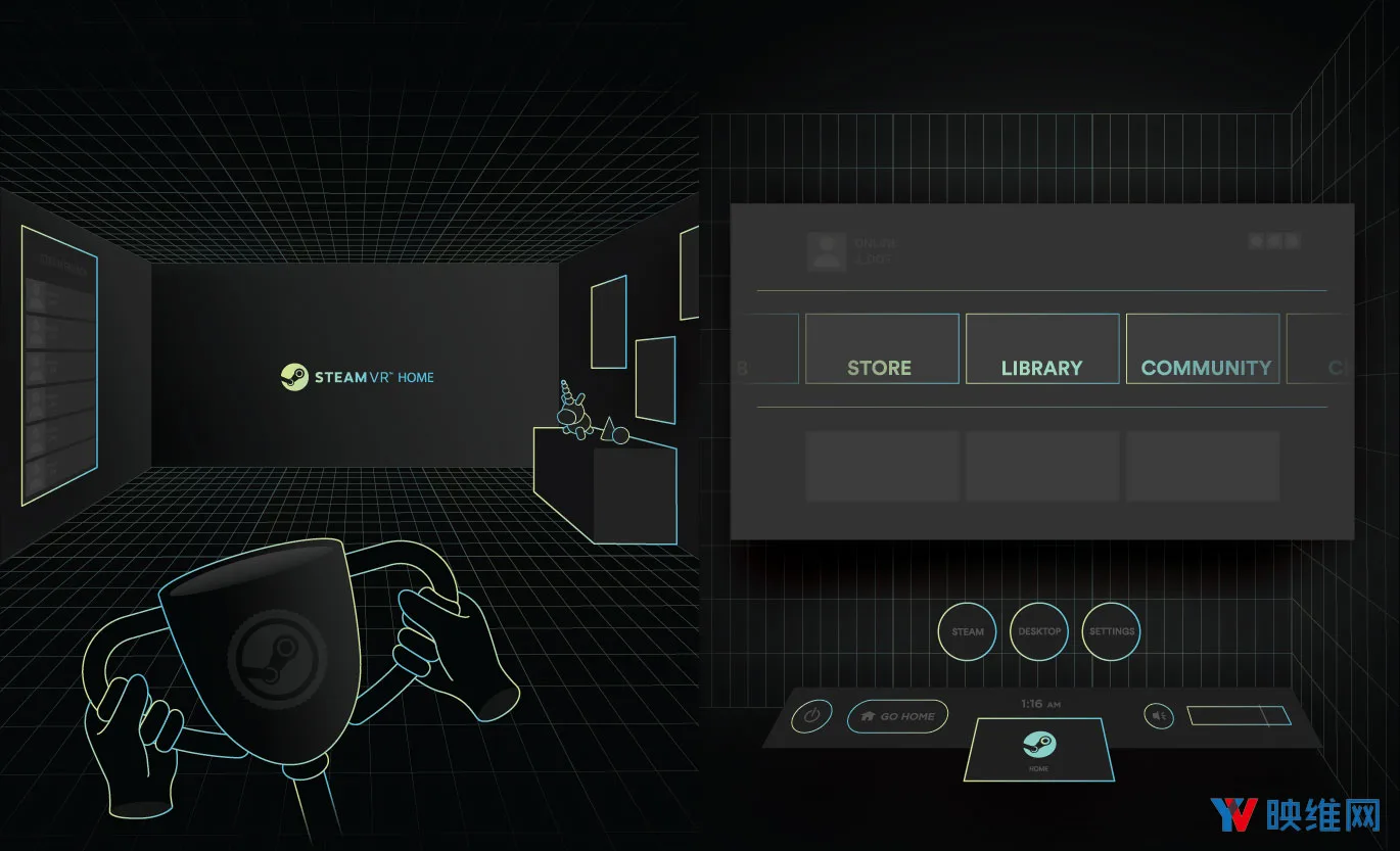 全新SteamVR官网上线，HTC Vive元素难见踪影