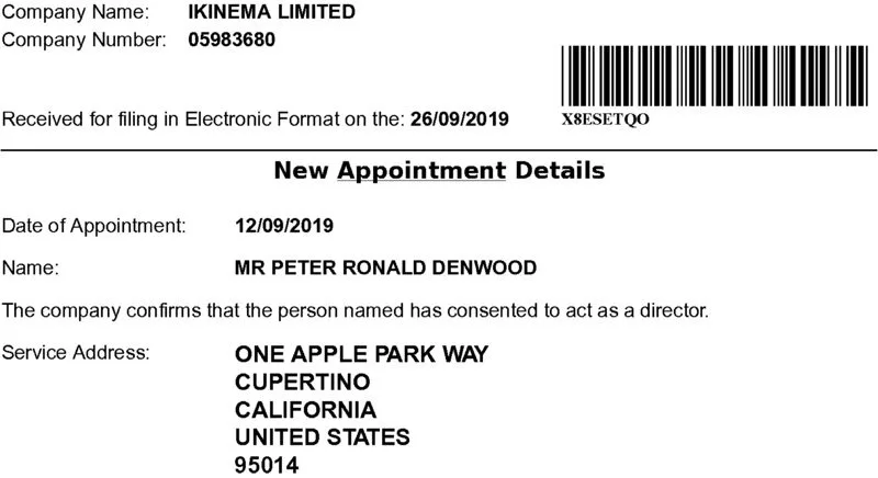 苹果收购了英国动捕公司IKinema