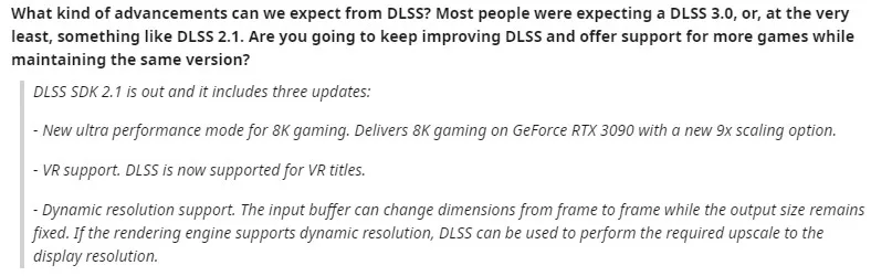 英伟达基于AI的超级采样DLSS 2.1将支持VR,可大大提升图像分辨率
